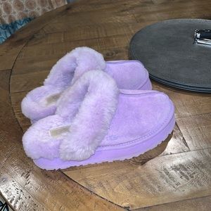 UGG disquette slipper in lavender fog 8